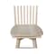 International Concepts Mission Bar Height Stool, with Swivel, 30" Seat Height, Unfinished S-263SW - alternate 6
